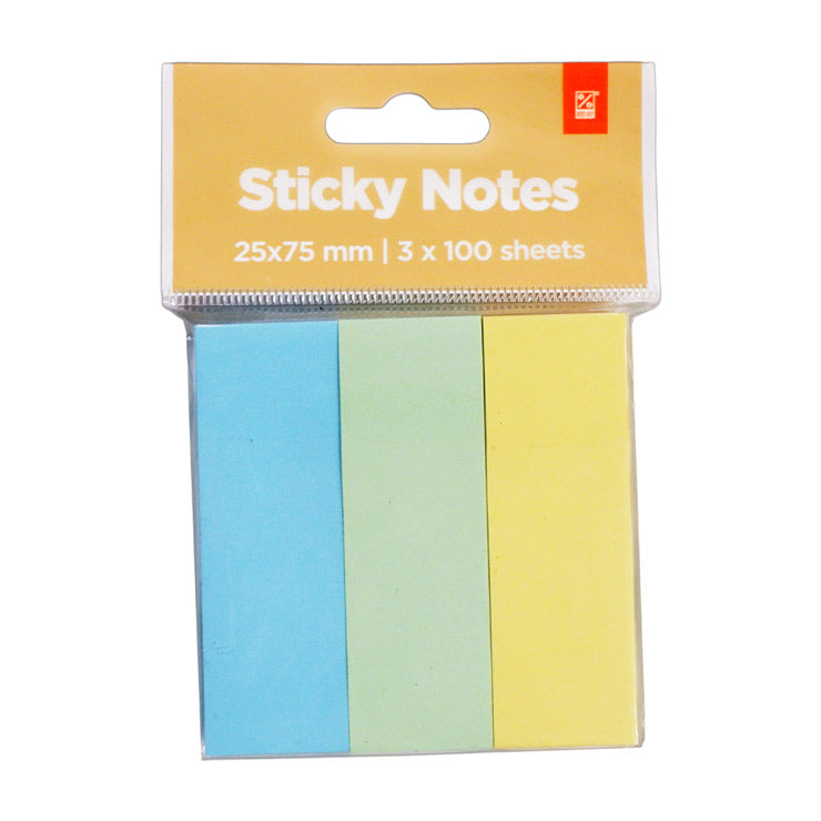 Best Buy Sticky Notes 25x75mm 3 Pads Pastel Color (Assorted) - School Supplies - Lowest Price
