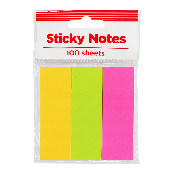 Best Buy Sticky Notes 25x75mm 3 Pads Neon Color (Assorted) - School & Office Supplies - Lowest Price