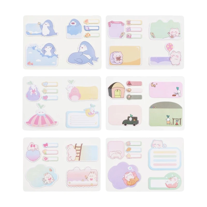 Sticky Notes Assorted Combined Notebook 20 Sheets (Assorted Designs) - School & Office Stationery
