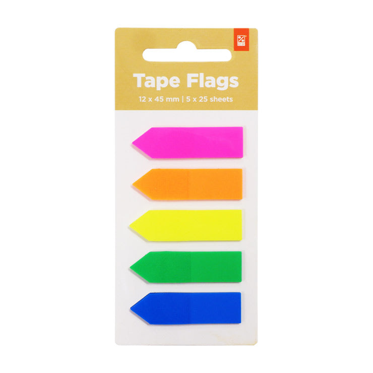 Best Buy Tape Flag Arrowhead 5 Colors 12X45MM 25 Sheets - Office & School Supplies