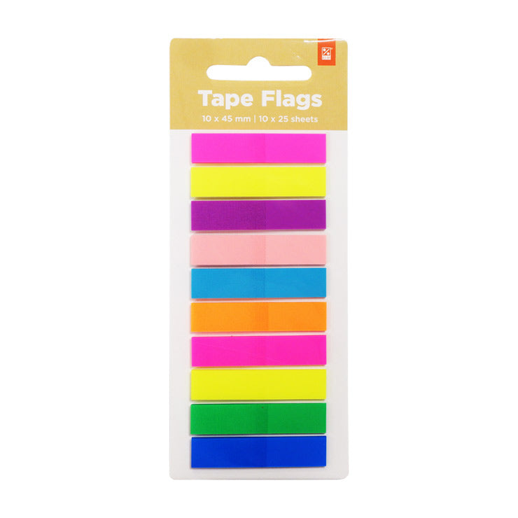 Best Buy Tape Flag 10 Colors 12x45mm 25 Sheets - School & Office Supplies - Lowest Price