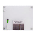 Whiteboard Oawb1512-W 12x16 Inches Transparent Acrylic Magnetic Dry Eraser - Wall Boards