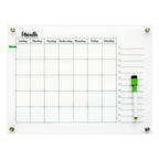 Boardest Whiteboard 12x16 inches Transparent Monthly Acrylic Dry Erase OAWB1512S2