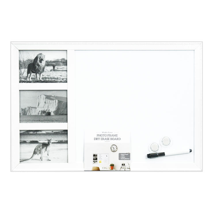 Boardest Whiteboard 15x23 inches with Photo Frame MPWB2315 - Home & Office Supplies
