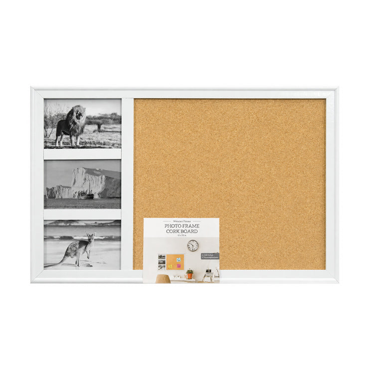 Boardest Cork Board 15x23 Inches With Photo Frame Mpcb2315 - Home & Office Supplies
