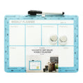 Boardest Whiteboard 8.5x11 inches Weekly Magnetic RWB1185-W2, Blue - Home & Office Supplies