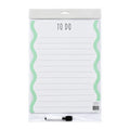 Boardest Whiteboard FWB1512 12x15In Vinyl Magnetic Dry Erase - Wall Boards