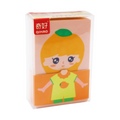 Qihao Rubber Eraser QH-8545 TPR Orange Pink