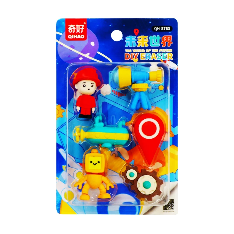 Qihao Rubber Eraser The World Of The Future TPR Qh-8763