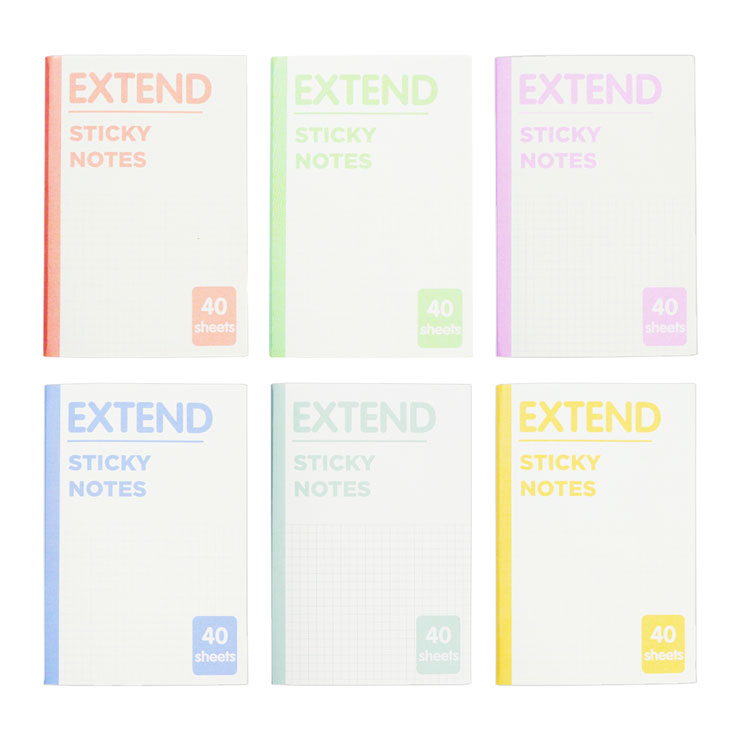 Best Buy Sticky Notes Extension Type 96X146mm 2PcsX20Sheets Grid & Ruled
