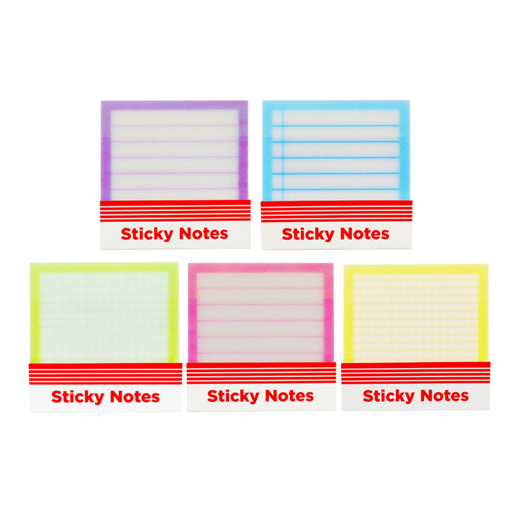 Best Buy Sticky Notes Glitter Design 73X73mm 50Sheets Grid & Ruled