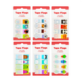 Best Buy Pet Tape Flags Bp3600 Double-Folded Edge with PVC Holder 44x15mm 20S
