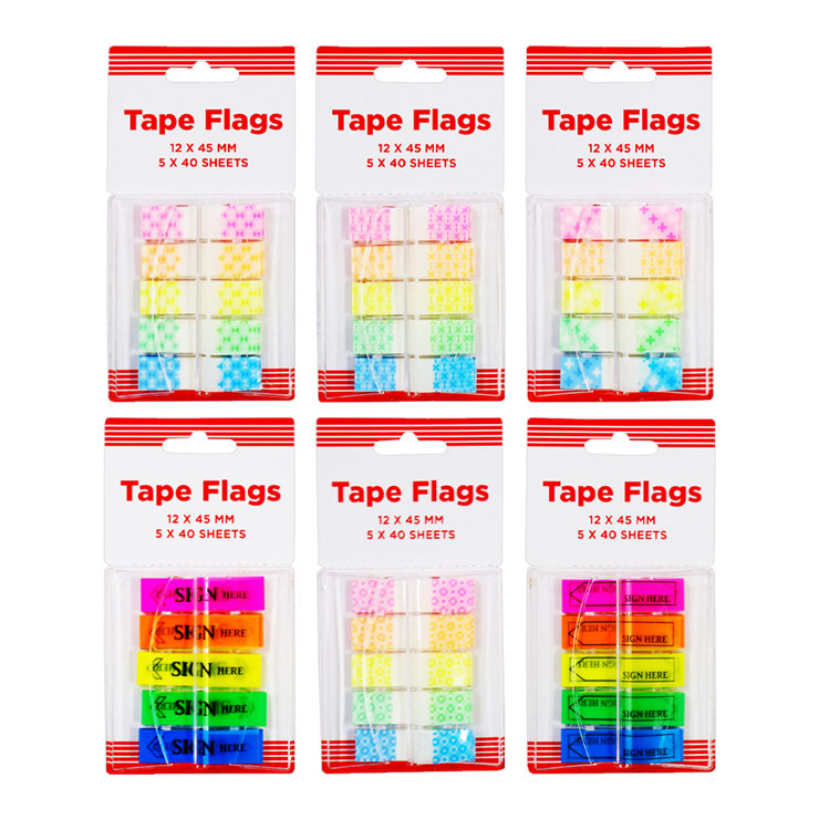 Best Buy Pet Tape Flags Set 12X45mm 5X40Sheets