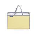 Expanding File with Handle 11853 A4 Yellow 5 Pockets with Tab Horizontal Colortify Zipper Lock