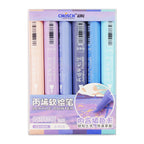 Chosch Acrylic Brush Marker CS-H846-6 Mauve 6 Colors - Arts & Crafts Supplies - Coloring