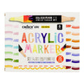 Chosch Acrylic Twin Marker CS-H914 Pastel 8pcs 16 Colors - Arts & Crafts Supplies - Coloring