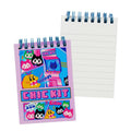 Foldermate Spiral Notebook 43595 A7 Pink Chic Kit Pixel 60's Perforated 80gsm Toploop