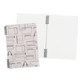 Foldermate Spiral Notebook 43701 B5 White Vintage 70's Split Ring 80gsm