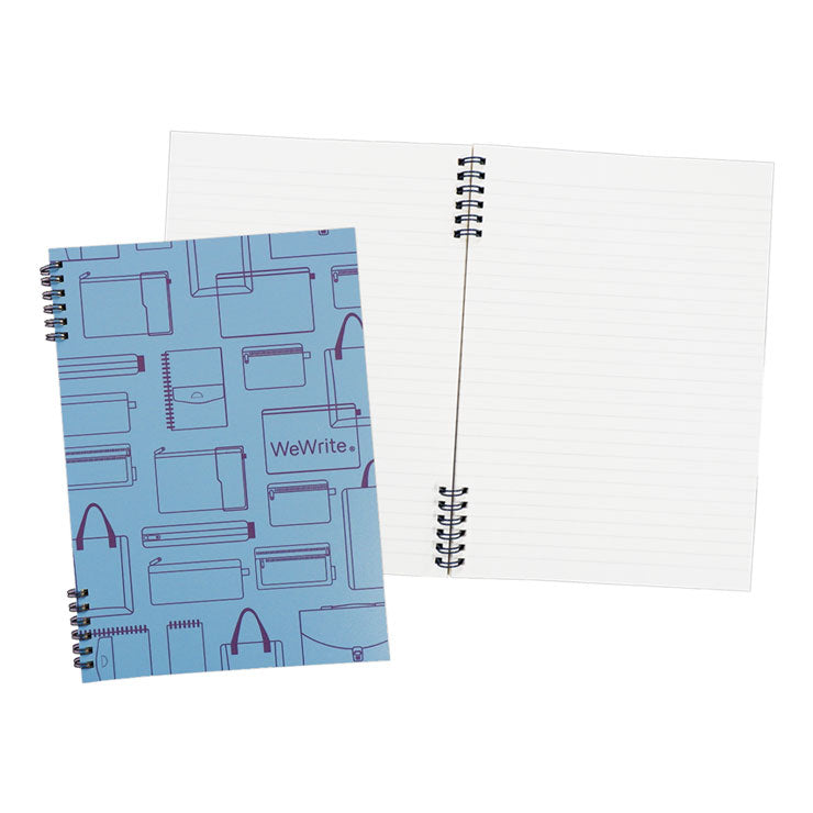 Foldermate Spiral Notebook 43708 B5 Blue Vintage 70's Split Ring 80gsm