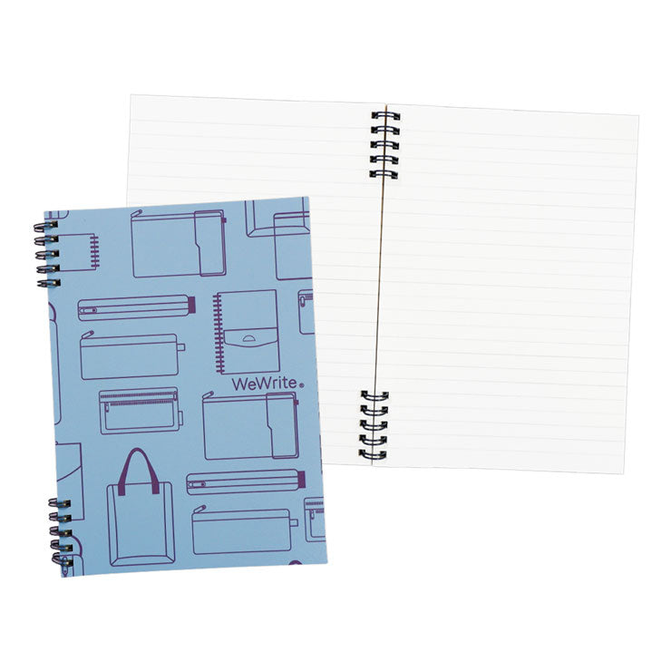 Foldermate Spiral Notebook 43718 A5 Blue Vintage 70's Split Ring 80gsm