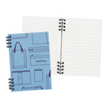Foldermate Spiral Notebook 43728 A6 Blue Vintage 70's Split Ring 80gsm