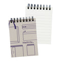 Foldermate Spiral Notebook 43731 A7 White Vintage 60's Split Ring 80gsm