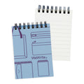 Foldermate Spiral Notebook 43738 A7 Blue Vintage 60's Split Ring 80gsm