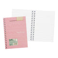 Foldermate Spiral Notebook 43495 A6 Pink Loft 70's Sliding Tab 80gsm