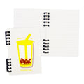 Foldermate Bubble Tea Pocket Refillable Notebook Split Ring Yellow A6 80gsm