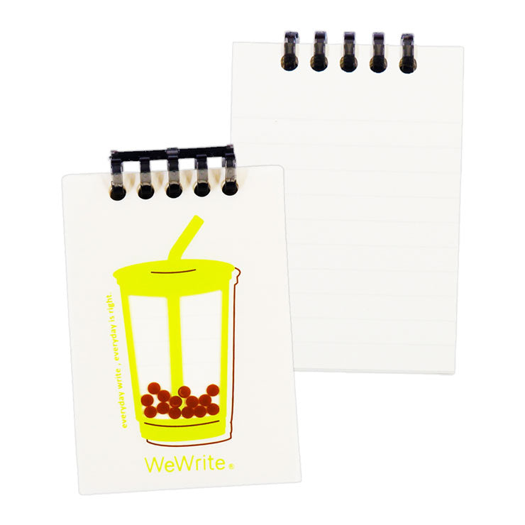 Foldermate Bubble Tea Pocket Refillable Notebook Green A7 80gsm - School & Office Supplies