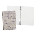 Foldermate Spiral Notebook 43741 A4 White Vintage 70's Split Ring 80gsm