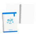 Foldermate Wewrite Face Front Pocket Spiral Notebook Blue A5 80gsm - School & Office Supplies