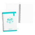 Foldermate Wewrite Face Front Pocket Spiral Notebook Green A5 80gsm - School & Office Supplies