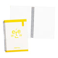 Foldermate Wewrite Face Front Pocket Spiral Notebook Yellow A5 80gsm - School & Office Supplies