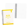 Foldermate Wewrite Face Front Pocket Spiral Notebook Yellow A6 80gsm - School & Office Supplies