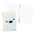 Foldermate Mystipuffy Front Pocket Spiral Notebook Split Ring Green B5 80gsm