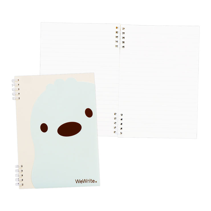 Foldermate Mystipuffy Front Pocket Spiral Notebook Split Ring Green A5 80gsm