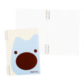 Foldermate Mystipuffy Front Pocket Spiral Notebook Split Ring Blue A5 80gsm