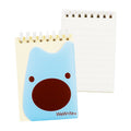 Foldermate Mystipuffy Front Pocket Spiral Notebook Blue A7 80gsm - School & Office Supplies