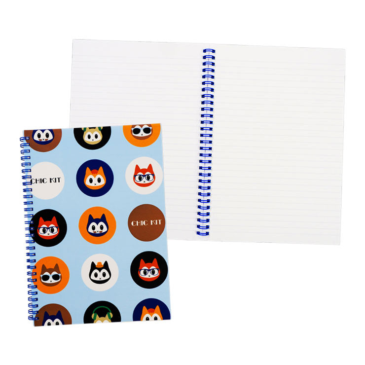 Foldermate Chic Kit Face Spiral Notebook B5 80gsm - School & Office Supplies