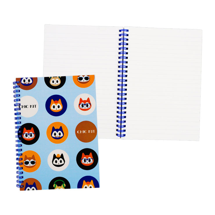 Foldermate Chic Kit Face Spiral Notebook A5 80gsm - School & Office Supplies