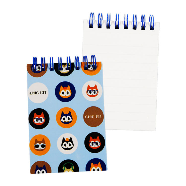 Foldermate Chic Kit Face Spiral Notebook A7 80gsm - School & Office Supplies
