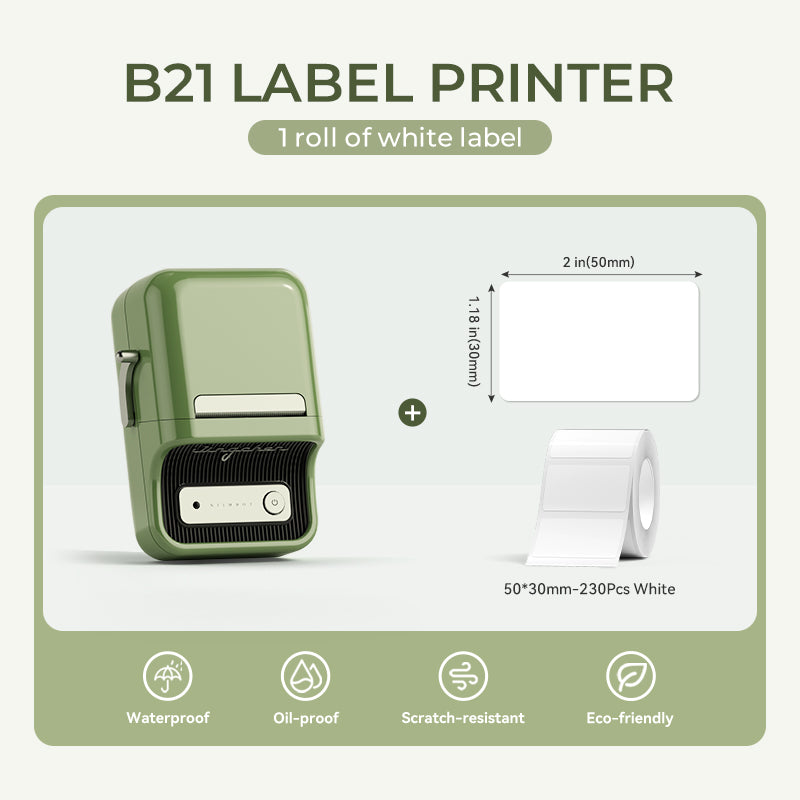 - The NIIMBOT B21S is a versatile and powerful Bluetooth thermal label printer, perfect for printing wide-format labels with ease and efficiency. With support for 25mm to 50mm label widths, this bold red-colored model is not only eye-catching but also hig