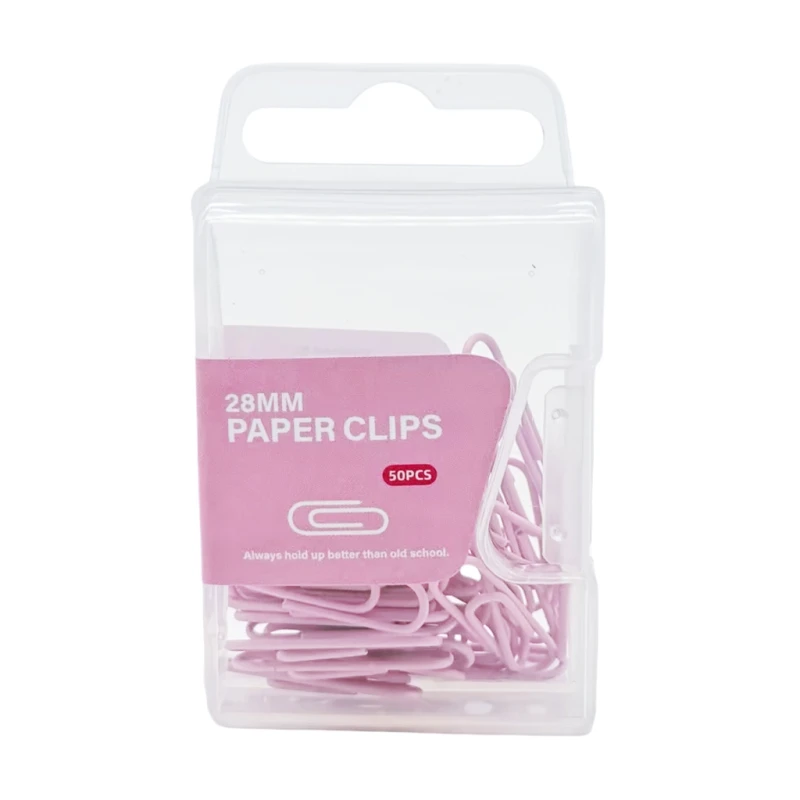 Jtmax Clip Paper 28 mm 50's Vinyl Jt24095001Pk, Pink - School & Office Supplies - Filing
