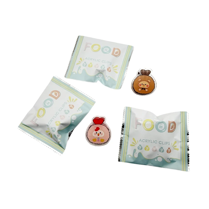 Jtmax Clip Paper Food Blind Box Acrylic JT24097003 - Clips