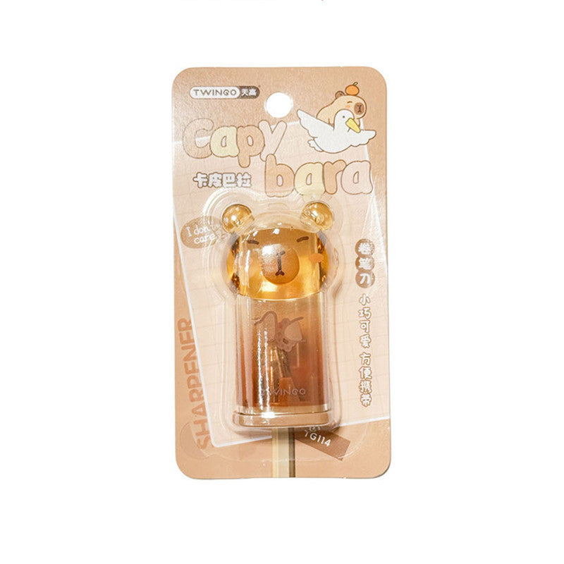 One-Hole Sharpener Capybara Brown JT24092006