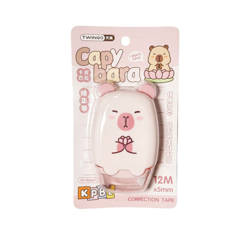 Correction Tape Capybara 5mmx12m Pink JT24092008