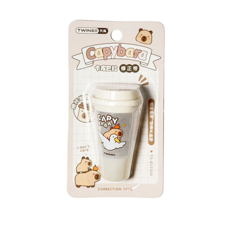 Correction Tape Tea Cup Type Capybara 5mmx6m White JT24092010