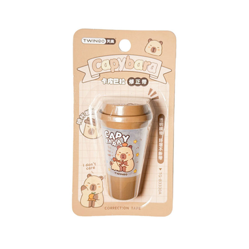 Correction Tape Tea Cup Type Capybara 5mmx6m Brown JT24092012