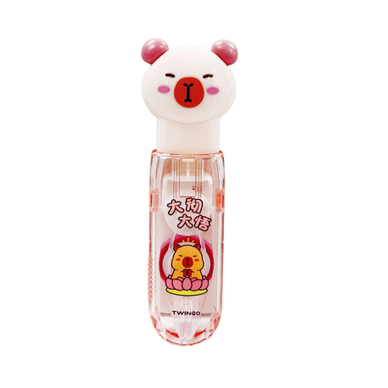 Glue Tape Squeeze Type Capybara 5mmx5m Pink JT24092020